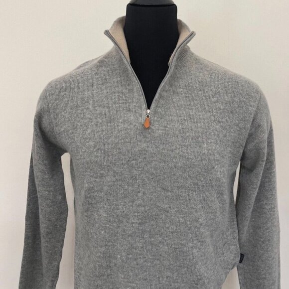 Hugo Boss Half Zip Wool Sweater - Picture 2 of 7